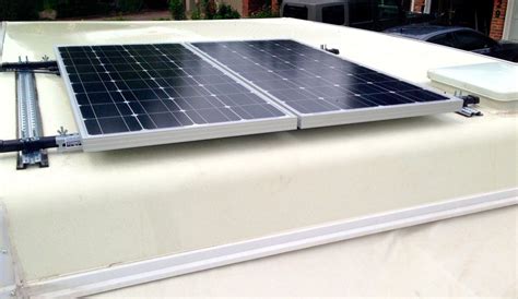 Strut channel for roof of RV .